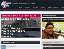 Tablet Screenshot of excellenttours.com.mx